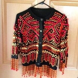 Iconic Beaded Sweater